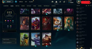 Conta LOL 2013 - Todos os campeões