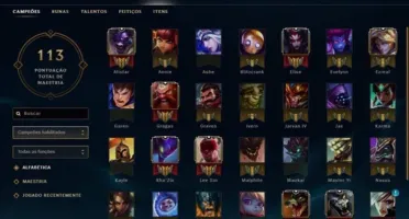 Conta de League of Legends Diamante
