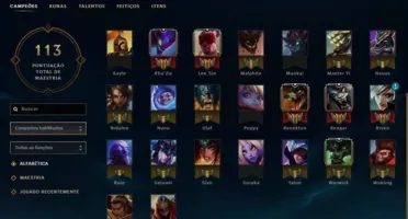 Conta de League of Legends Diamante
