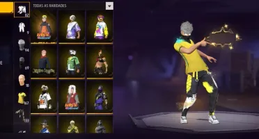 Conta do Free fire gemada