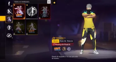 Conta do Free fire gemada