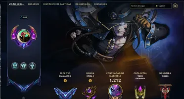 Conta League Of Legends Nv 889 ( 1464 Skins )