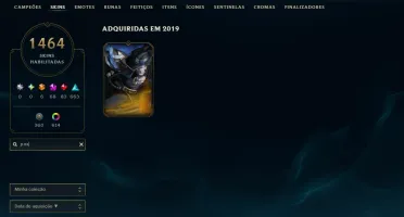 Conta League Of Legends Nv 889 ( 1464 Skins )