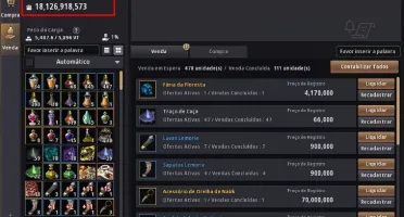 Vendo conta BDO 703 GS Main Mystic lvl 64/70%