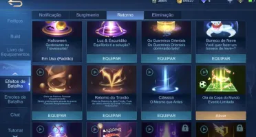 CONTA MOBILE LEGENDS LV.84 / 101 SKINS / 91 HERÓIS