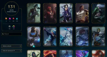Ferro 3 com TODOS os champs e 131 Skins ( Mais de 15 Jogos )
