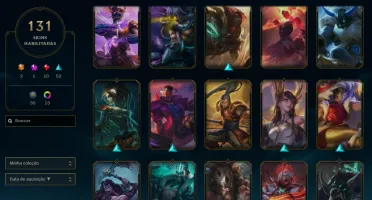 Ferro 3 com TODOS os champs e 131 Skins ( Mais de 15 Jogos )
