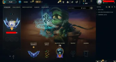 Conta League of Legends Diamante 2 decay mestre