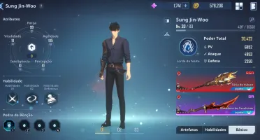 V>Conta Solo Leveling Arise