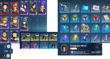 V>Conta Solo Leveling Arise