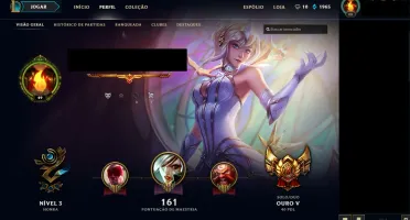 Conta LoL Ouro V season 2018 já (e foi OURO I season 2017)