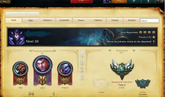 Conta Prata II 17 campeões 5 Skins