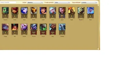 Conta Prata II 17 campeões 5 Skins