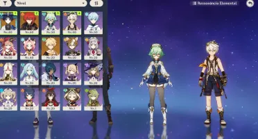 AR35 - Scaramouche + TulayTulah + Diluc+ Espada Cel.+4 tiros