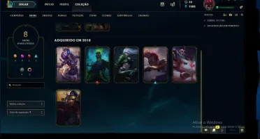 CONTA DE LEAGUE OF LEGENDS