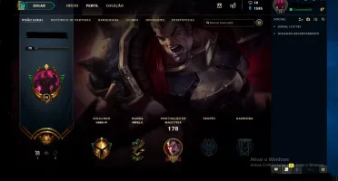 CONTA DE LEAGUE OF LEGENDS