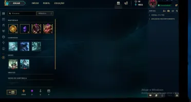 CONTA DE LEAGUE OF LEGENDS