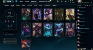 Conta Platina 1 45 Skins