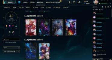 Conta Platina 1 45 Skins