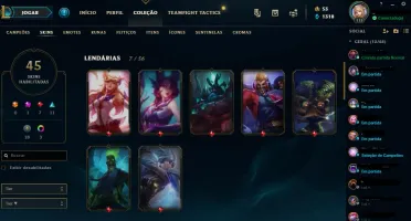 Conta Platina 1 45 Skins