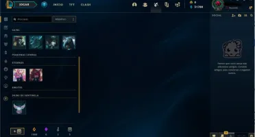 Conta LOL - Platina IV, 68% de WR(E-MAIL NÃO VERIFICADO)