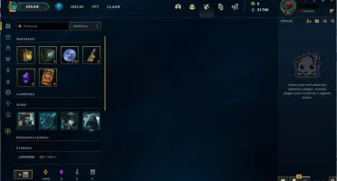Conta LOL - Platina IV, 68% de WR(E-MAIL NÃO VERIFICADO)