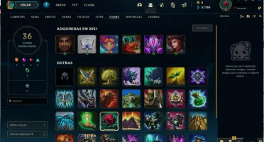 Conta LOL - Platina IV, 68% de WR(E-MAIL NÃO VERIFICADO)