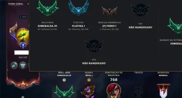Esmeralda 3 com TODOS os Champs e 259 Skins ( MAIN MID )