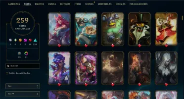Esmeralda 3 com TODOS os Champs e 259 Skins ( MAIN MID )