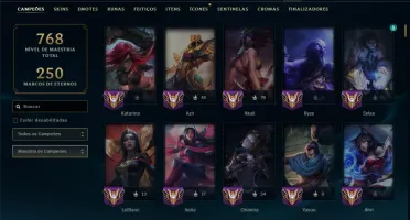 Esmeralda 3 com TODOS os Champs e 259 Skins ( MAIN MID )