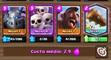 CLASH ROYALE 2781 GEMAS,6 LENDÁRIAS.LVL 9,ARENA 9.TROCA NICK
