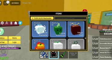 Conta de blox fruits