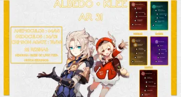 Genshin Impact - Klee + Albedo AR 31