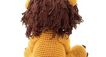Léo, o Leão em Amigurumi