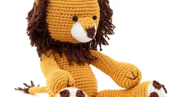 Léo, o Leão em Amigurumi
