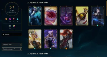 Conta Legue of Legends Ouro 2