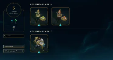Conta Legue of Legends Ouro 2