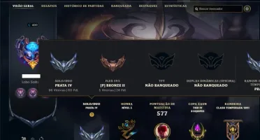 Conta prata 3 com 155 Champs e 159 Skins + 6 Vitoriosas
