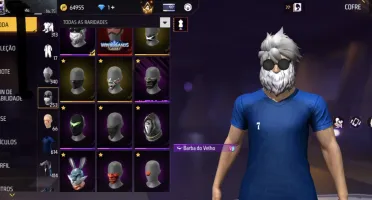 CONTA DE FF NIVEL 75 com todas skins de naruto