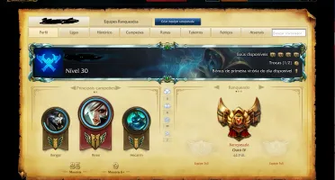 Conta LOL ouro 4