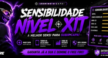 Pack de sensi FF nível xit a melhor do senário