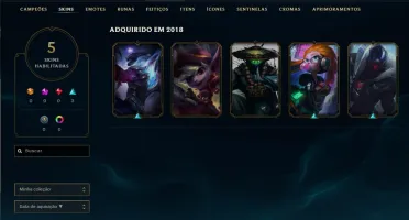 Conta Diamante 3 - 32 campeões + 5 skins