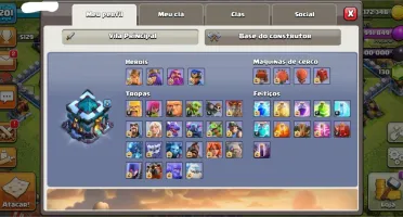 Clash of Clans Cv13 full + Vila do construtor full