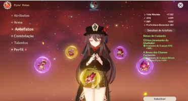 🔥 Conta com Hutao - Yae Miko - Ayaka 🔥 AR40
