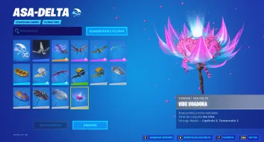 conta fortnite com algumas skins e passe
