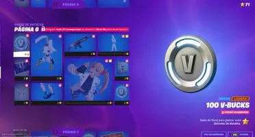 conta fortnite com algumas skins e passe