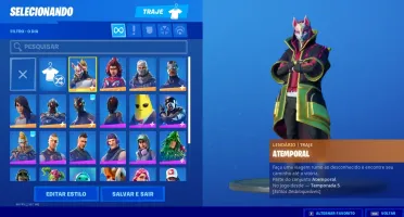 Conta Fortnite muitas skins + vbucks