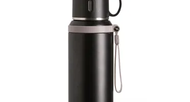 Garrafa Térmica Preta 600 ml