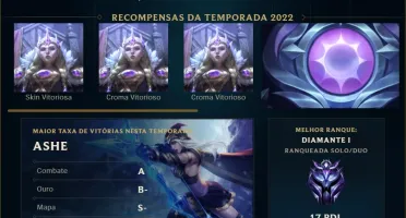 CONTA LOL 🌟 DIAMANTE 1 🌟 8 SKINS 🌟 31 CAMPEOES