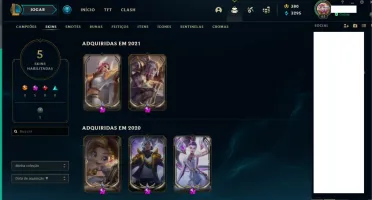 Conta LoL prestígio